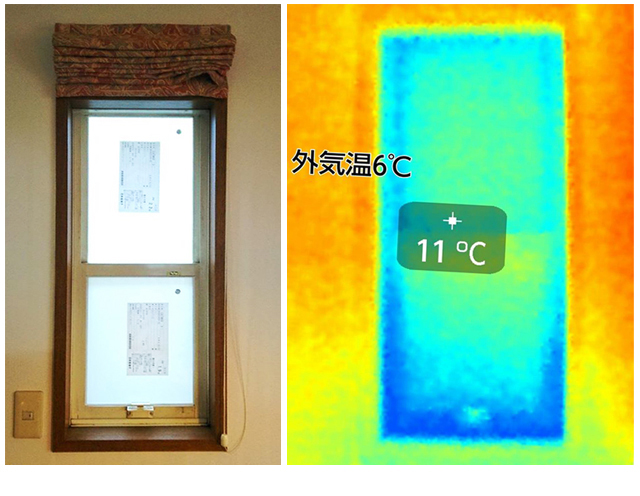 お客様事例２（20152.17）　宇都宮市M様邸　薄柄断熱ガラスクリアFitは真空ガラススペーシアの真空層はそのままに高断熱LOW-Eを使っていないタイプのガラスになります。その分、価格を抑え断熱効果は1枚ガラスの2倍（スペーシアは４倍）。一般的なアタッチメント付ペアガラスの1.3倍の断熱効果があります。